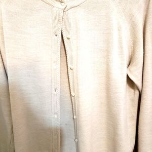 Hampshire Studio Acrylic Cardigan Sweater